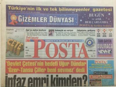 Posta Gazetesi 20 Kasım 1996 - İnfaz Emri Kimden? GZ38600 - 1