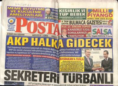 Posta Gazetesi 20 Mart 2008 - Fenerbahçede Final Biletleri Roberto Carlostan GZ82704 - 1