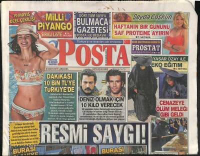 Posta Gazetesi 20 Mayıs 2015 - Kenan İmirzalıoğlu Deniz Gezmiş Olmak İçin 10 Kilo Verecek GZ116615 - 1