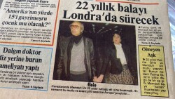 Posta Gazetesi 20 Nisan 1984 - 22 Yıllık Balayı Londrada Sürecek * Fatma Girik , Memduh Ün GZ114207 - 2