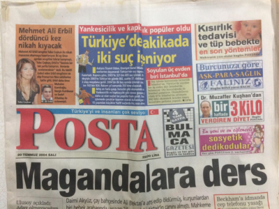 Posta Gazetesi 20 Temmuz 2004 - Mehmet Ali Erbil Dördüncü Kez Nikah Kıyacak GZ27813 - 1