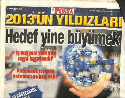 Posta Gazetesi 2013ün Yıldızları Eki 26 Aralık - Otomotivde 2014 Temkin Yılı Olacak GZ105748 - 1