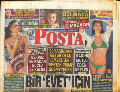Posta Gazetesi 21 Haziran 2013 - Ak Partiden Güle İlk Açık Eleştiri GZ107401 - 1