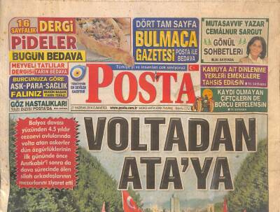 Posta Gazetesi 21 Haziran 2014 - Hanefi Avcıya Tahliye Kararı - 60 Japon Firması Yatırım İçin Sırada GZ106487 - 1