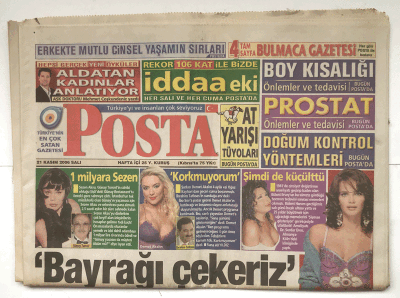 Posta Gazetesi 21 Kasım 2006 - Hizmette Sınır Yok ! GZ5672 - 1