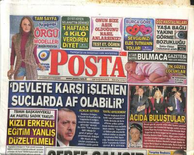 Posta Gazetesi 21 Kasım 2013 - Barzani Erdoğan Beni Kürtçe Karşıladı GZ104837 - 1