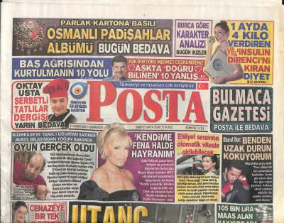 Posta Gazetesi 21 Kasım 2015 - İbrahim Tatlısesin Albümü Yakında Çıkıyor GZ100918 - 1