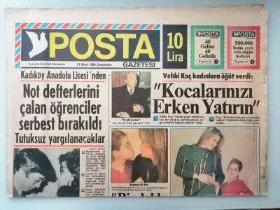 Posta Gazetesi 21 Mart 1984 Serpil Örümcer Bir Dalda İki Çiçek Gibiyiz -GZ14670 - 1