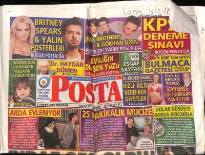 Posta Gazetesi 21 Mayıs 2009 - Arda Turan Evleniyor GZ82649 - 1