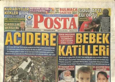 Posta Gazetesi 22 Ağustos 2012 - Orhan Pamuk , Pelin Batuyla Aşk Yaşıyor GZ106476 - 1