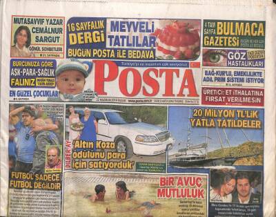 Posta Gazetesi 22 Haziran 2014 - Dilber Ay Altın Koza Ödülünü Para İçin Satıyorduk GZ106325 - 1