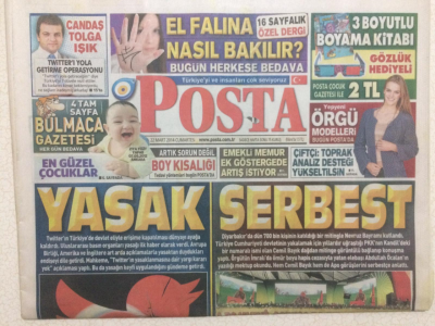 Posta Gazetesi 22 Mart 2014 - Kenan Işık Beyin Kanaması Geçirdi GZ27989 - 1