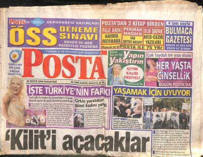 Posta Gazetesi 22 Mayıs 2006 - Aziz Yıldırım Aşkıyla Sokağa Döküldüler GZ113473 - 1