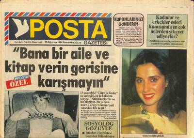 Posta Gazetesi 23 Ağustos 1984 - Milyarder Kokain Kaçakçısı De Loreanın Hayatı Bir Filme Konu Oldu GZ114558 - 1