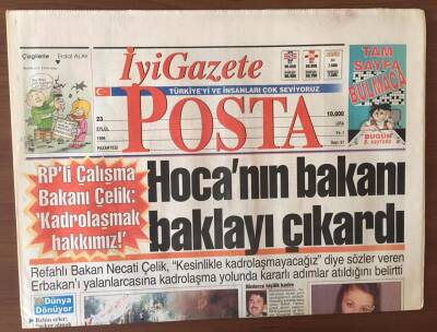 Posta Gazetesi 23 Eylül 1996 - İş Kaygısı Yabancı Dile Özendiriyor GZ6746 - 2