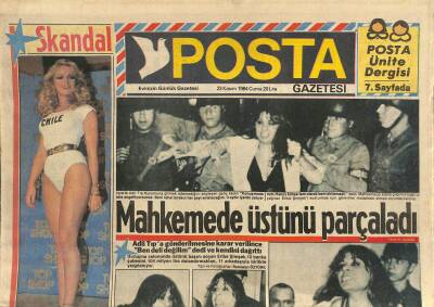 Posta Gazetesi 23 Kasım 1984 - Dünya Güzeli Astrid Herrera 3 Saat Nereye Kayboldu ? GZ115315 - 1