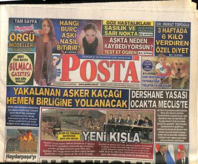 Posta Gazetesi 23 Kasım 2013 - Hayranlarına Kötü Haber - 2
