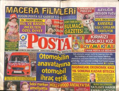 Posta Gazetesi 23 Mayıs 2009 - İbrahim Tatlıses Haber Kanalı Açıyor GZ82648 - 1