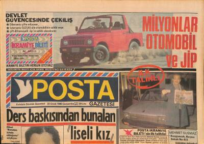 Posta Gazetesi 23 Ocak 1985 - Ahu Tuğba Ev Kadını Olmak İçin Kocasından 100 Milyon İstemiş GZ127257 - 1