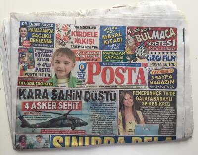 Posta Gazetesi 23 Temmuz 2012 - Sınırda Bela GZ6550 - 2