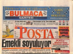Posta Gazetesi 24 Ekim 1996 - Cimbom'a Vize Engeli - Kuzey Irak'ta Barışın Adı Var GZ3146 - Gökçekoleksiyon