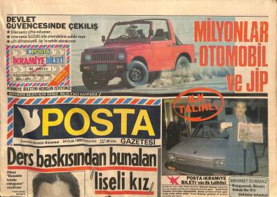 Posta Gazetesi 24 Ocak 1985 - Ahu Tuğba ,Ev Kadını Olmak İçin Kocasından 100 Milyon İstemiş GZ85239 - 1