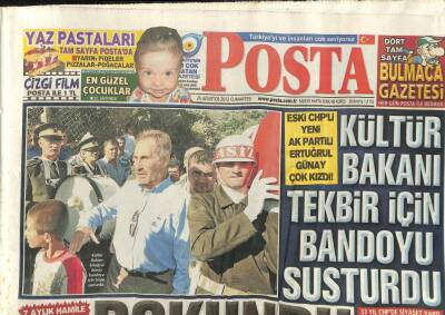 Posta Gazetesi 25 Ağustos 2012 - Eski CHPli Yeni AK Partili Ertuğrul Günay Çok Kızdı GZ107402 - 1