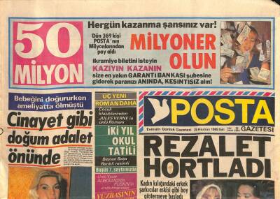 Posta Gazetesi 25 Haziran 1985 - Bülent Ersoy Zayıfladı GZ113887 - 1