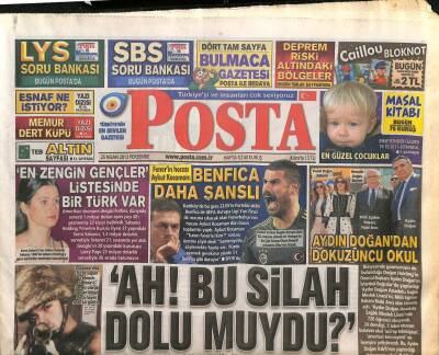 Posta Gazetesi 25 Nisan 2013 - Dopingli Yıldızlar Aslı Çakır Alptekin Ve Nevin Yanıta Akdenizde Yasak GZ106473 - 1