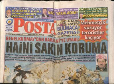 Posta Gazetesi 25 Şubat 2008 - Enbe Ve Ajda Pekkan Harikalar Yarattı GZ82642 - 1