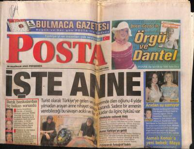 Posta Gazetesi 26 Haziran 2003 - Ortegaya Ceza 11 Milyon Dolar GZ82674 - 1