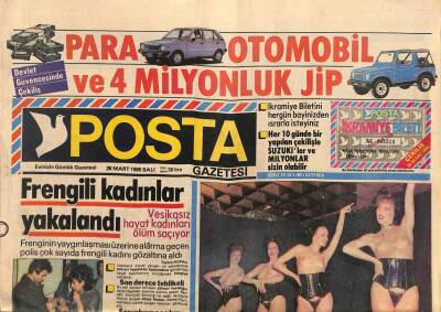 Posta Gazetesi 26 Mart 1985 - Modaya Uydular Ama Çocuk Yapmıyorlar GZ114251 - 1