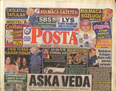 Posta Gazetesi 27 Nisan 2013 - Selçuk İnan 850 Bin TLye Otomobil Aldı - Fazıl Say Davası Sil Baştan GZ106438 - 1