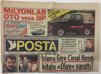 Posta Gazetesi 27 Ocak 1985 - İbrahim Tatlıses Yönetip Oynamaya Devam Ediyor GZ13443 - 1