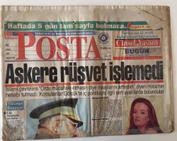 Posta Gazetesi 27 Ocak 1997 - Tanju Çolak Şimdide Tiyatrocu GZ13835 - 1