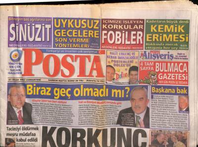 Posta Gazetesi 27 Ocak 2007 - Şenes Erzik UEFAnın 53 Yıllık Tarihine Geçti GZ82662 - 1