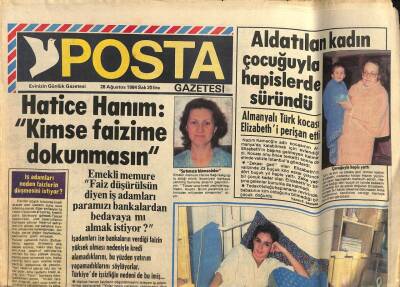 Posta Gazetesi 28 Ağustos 1984 - Yıldırım Gürses Müzik Vakfı Kuruyor GZ114294 - 1