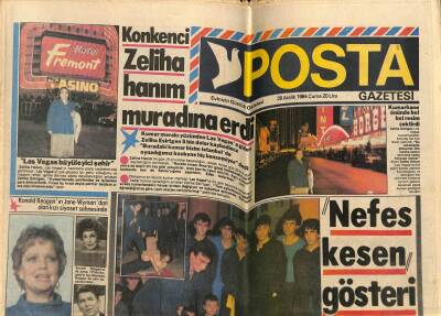 Posta Gazetesi 28 Aralık 1984 - Yıldırım Gürses Mahkemelik GZ114272 - 1