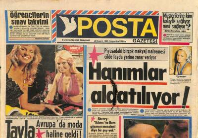 Posta Gazetesi 28 Kasım 1984 - Hülya Avşar Gözlerim Olmasa Bacaklarım Var GZ113811 - 1