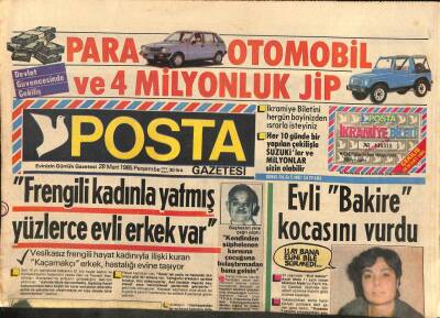 Posta Gazetesi 28 Mart 1985 - Erkan Özerman Güngör Bayrakı Anlattı GZ114249 - 1