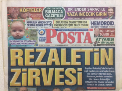 Posta Gazetesi 28 Mart 2014 - Rezaletin Zirvesi GZ27990 - 1
