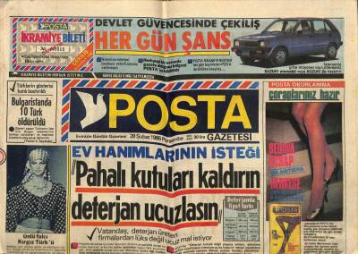 Posta Gazetesi 28 Şubat 1985 - Amina İstanbula Yerleşiyor GZ113972 - 1