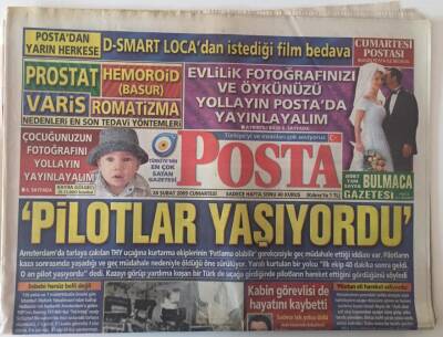 Posta Gazetesi 28 Şubat 2009 - Kartalın Gözü Zirvede GZ26285 - 1