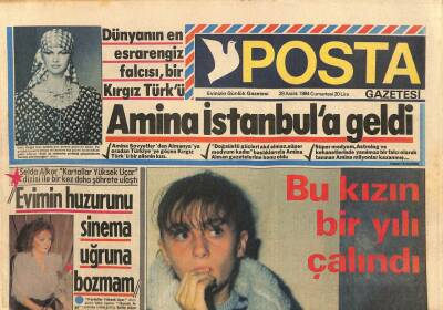 Posta Gazetesi 29 Aralık 1984 - Selda Alkor Kartallar Yüksek Uçar Dizisi İle Bir Kez Daha Şöhrete Ulaştı GZ114270 - 1
