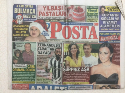 Posta Gazetesi 29 Aralık 2013 - Adaleti Beklerken,Sürpriz Aşk Engin Altan Düzyatan,Neslişah Alkoçlar GZ27992 - 1