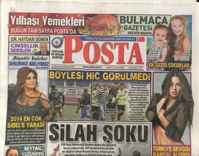 Posta Gazetesi 29 Aralık 2014 - Sibel Can , 2014te Yurt İçi Ve Yurt Dışında Tam 200 Kez Sahneye Çıktı - Yine Malezya Yine Kayıp Uçak GZ98275 - 1