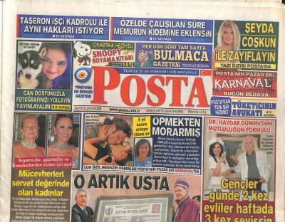 Posta Gazetesi 29 Eylül 2013 - Mücevherleri Servet Değerinde Olan Kadınlar GZ104843 - 1