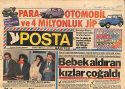 Posta Gazetesi 29 Mart 1985 - Bütün Türkücüler 14 Yaşındaki Küçük Emrahtan Korkuyor ! GZ114248 - 1