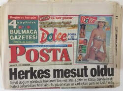 Posta Gazetesi 29 Mayıs 1999 - Başbakan Bülent Ecevit 57nci Hükümeti Kurdu GZ13453 - 1