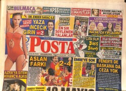 Posta Gazetesi 29 Nisan 2012 - Aslan, Trabzon'a 4 Tane Attı - Başbakan Erdoğan 